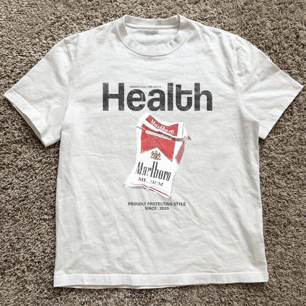 White Marlboro Health T-Shirt